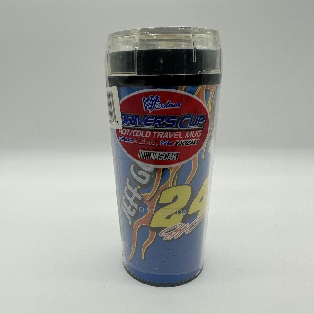 Jeff Gordon Palmer Driver's Cup Plastic Hot/Cold NASCAR 2002 Travel Mug 63000